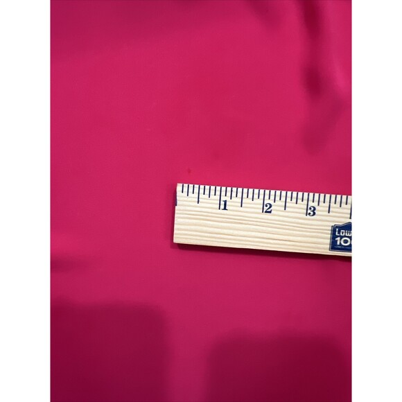 Ann Taylor LOFT Size M Solid Hot Pink Long Sleeve Boat Neck Pullover Blouse - Picture 11 of 11